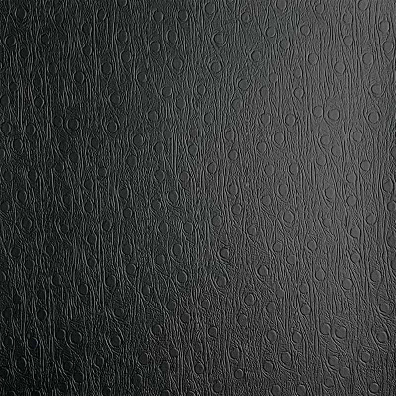 Fekete PVC bőr cipőhöz